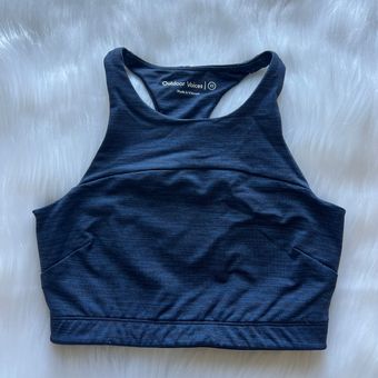 Outdoor Voices TechSweat Move Free Crop Top Sports Bra Blue Size XS - $7  (85% Off Retail) - From Lene