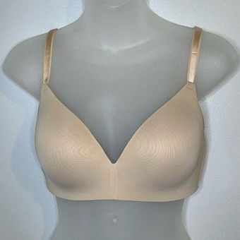 Auden The Bliss Lightly Lined Wirefree Bra Soft Beige Size 32D Tan - $15 -  From Heather