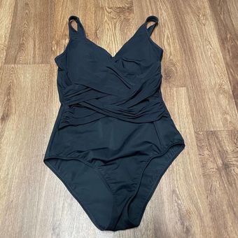 Lands' End, Swim, Lands End Swimsuit Tummy Control Black