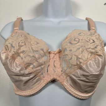 Vintage Pretty Bali 36D Bra Lace Satin Underwire Adjustable Straps 2402  Nylon Size undefined - $34 - From Anne