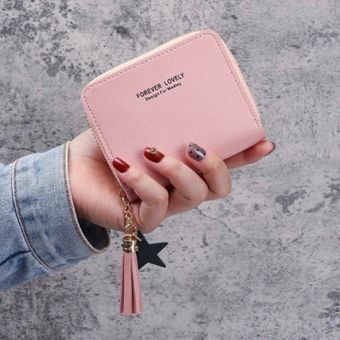 Small Wallet Women Pink, Pink Cute Wallet Women