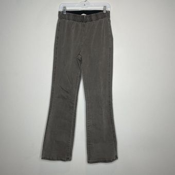 Soft Surroundings Elastic Waist Pull On Taupe Straight Leg Jeans Size Small  Tall - $30 - From Adelai