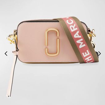 Marc Jacobs The Snapshot Camera Bag Yellow/Brown/Pink