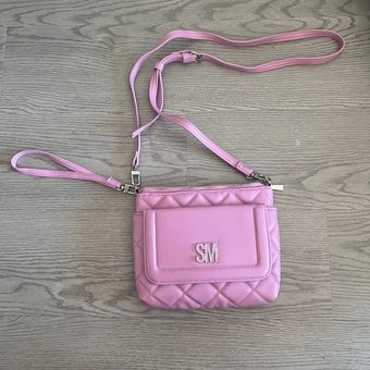 pink steve madden crossbody bag