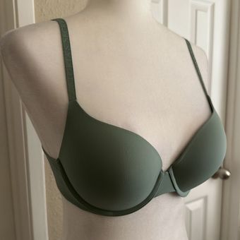 Victoria's Secret Victoria Secret T-Shirt Push Up Full Coverage Bra Green  Size 34 C - $12 (70% Off Retail) - From Maria