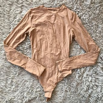 SKIMS Fits Everybody Crewneck Bodysuit - Clay