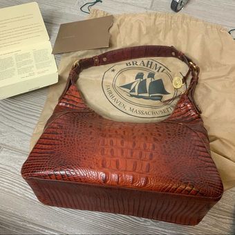 Brahmin juliette brick melbourne shoulder bag 225 From Rocked