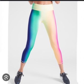 Athleta LOVE PROUDLY RAINBOW LEGGINGS Size M - $38 - From Justine
