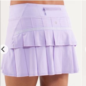 Lululemon Women's Run Pace Setter Running Ruffle Tennis Skirt