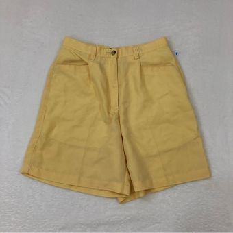 yellow adidas golf shorts