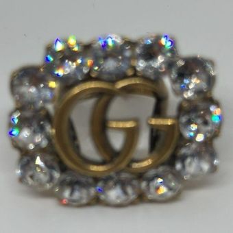 Pearl Double G Ring In Ivory