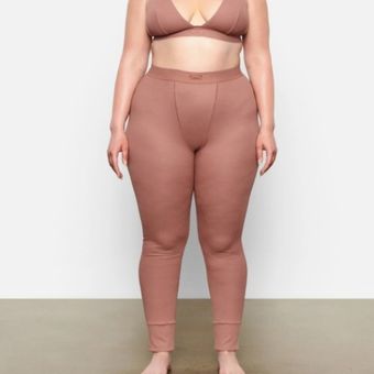 SKIMS Cotton Rib Legging - Rose Clay Size L - $45 - From Marissa