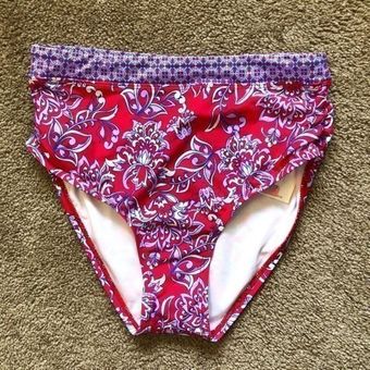 The Marie High Waist Thong Bikini Bottom