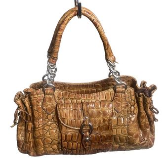 Roberta Gandolfi Snake Tote Leather Purse Bag - $59 - From