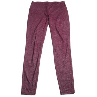 Athleta Chaturanga Leggings Red Wine Heathered Burgundy Women's