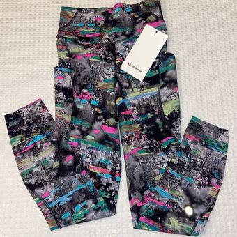 Lululemon NEW! Size 2 Fast and Free HR Tight 25” Running Leggings Paint  Multi Multiple - $100 (21% Off Retail) New With Tags - From Jennifer