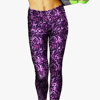 Champion Performance Powerflex Floral Leggings Purple Size Large - $25 -  From Krystle