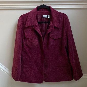 Chicos clearance velvet jacket