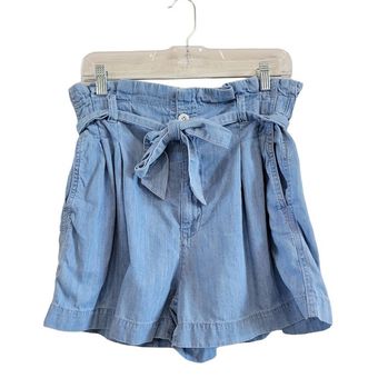 Chambray PaperBag Waist Denim