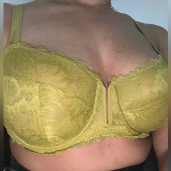 36C Auden Unlined Balconette Underwire Bra Olive Green Size undefined - $10  New With Tags - From Shoptillyoudrop