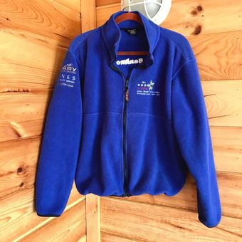 Monogrammed Fleece Jacket {Royal Blue}