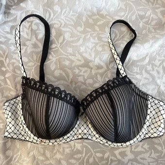 Wacoal b.tempt'd 958157 by La Parisienne Push Up Underwire Bra 36D Black &  White Size undefined - $9 - From Alessandra