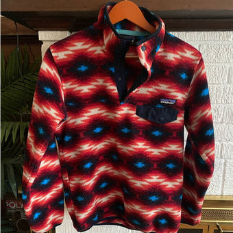 Patagonia Aztec Snap T Synchilla Fleece Pullover XS 