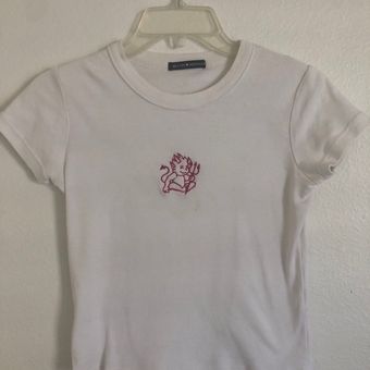 Brandy Melville Baby Angel And Devil T-shirt White Size XS - $22 - From  Ambar