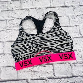 Victoria's Secret, Intimates & Sleepwear, Victorias Secret Vsx Black Sports  Bra Large