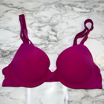 Victoria's Secret VS Magenta T-shirt Pushup Full Coverage Bra size 30A  Purple - $24 - From Autumn