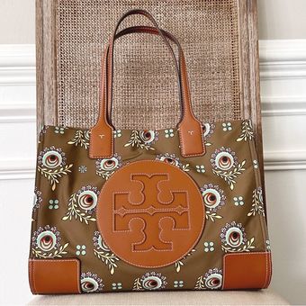 Tory Burch Ella Floral Recycled Polyester Tote