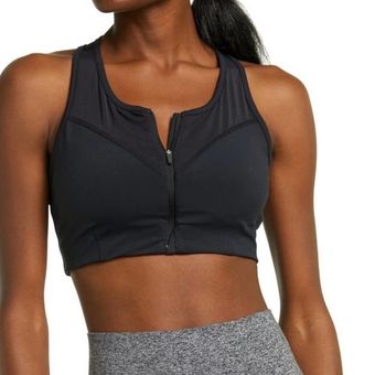 Zella Studio Lite Zip Front Sports Bra Small - $18 New With Tags