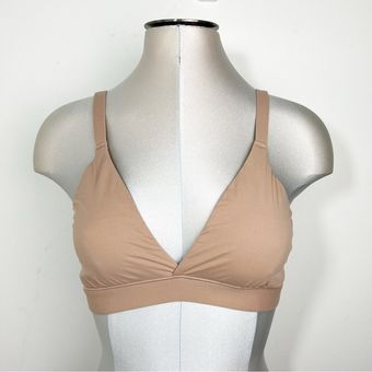 SKIMS Fits Everybody Crossover Bralette tan, Ochre Size 2X Tan - $25 - From  Jess
