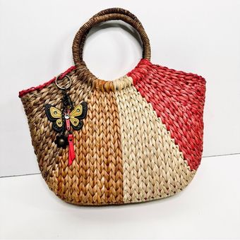 Straw Bag Charm