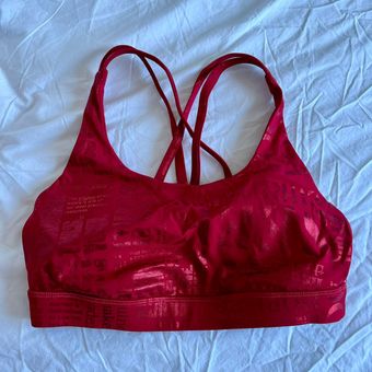 Lululemon Red Sports Bra Specialty Style Size M - $50 (44% Off