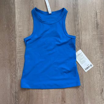 Lululemon Align Waist Length Racerback Tank Top Poolside size 4 NWT Blue -  $45 New With Tags - From MyArt