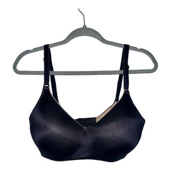 Maidenform Comfort Devotion Wirefree Black/Tan Bra, 40C Size