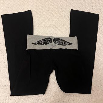 Victoria's Secret Foldover Leggings Black - $85 (15% Off Retail) - From sosa