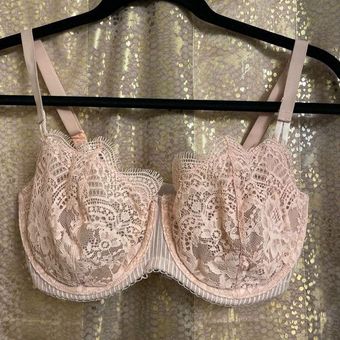 Victoria's Secret Dream Angels Push Up Without Padding Pastel Pink Bra,  34DDD Size undefined - $25 - From Jessica