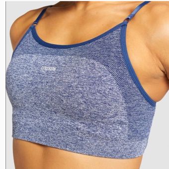 Gymshark Flex Strappy Sports Bra Blue - $22 - From Kayla