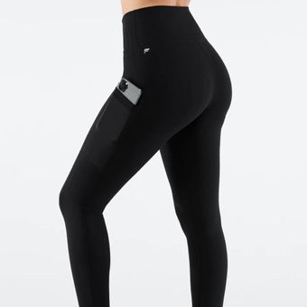 Fabletics Ankle Zip Black Leggings Size XS