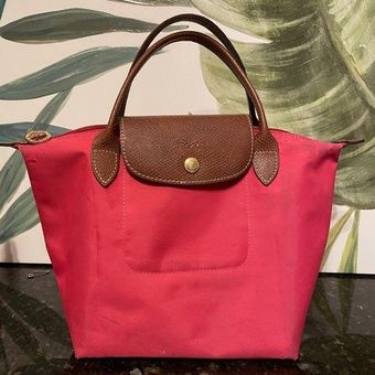 Longchamp pink Small Le Pliage Tote Bag