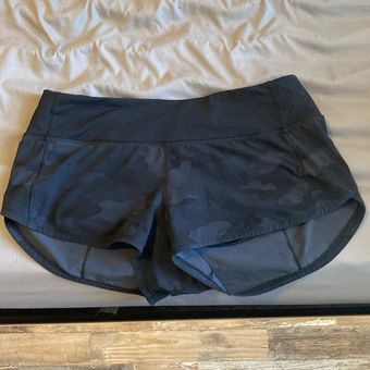 Lululemon Speed Up Short 2.5 (Heritage 365 Camo Deep Coal/Black, Size 4) :  : Fashion