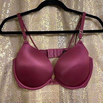 Victoria's Secret Maroon Strappy Very Sexy Padded Push Up Bra 34DD