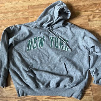 Womens New York Boyfriend Hoodie White, John Galt Hoodies & Sweatshirts