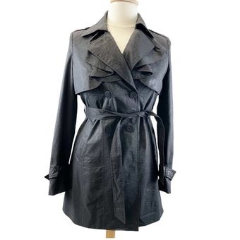 Tahari sales ruffle coat