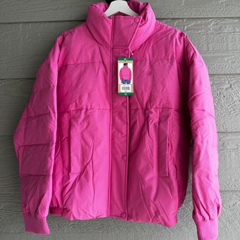 Levi's Women's Cinch Waist Hooded Puffer Jacket Pink Sz XL Brand New - $188  (62% Off Retail) New With Tags - From Irena
