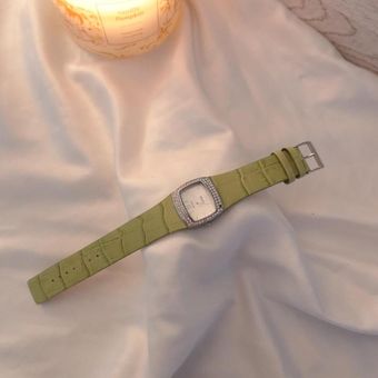 American Vintage Green Relic Folio Studded Watch 26 From