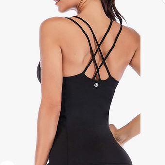 Running Girl Black Strappy Back Activewear Workout Tank Top Extra Large  Size XL - $15 - From Whitney