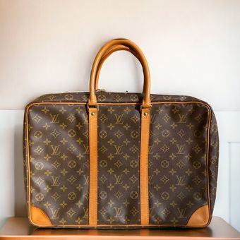 Louis Vuitton Authentic Sirius Classic monogram canvas suitcase